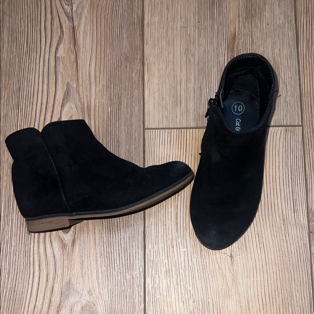 Cat & Jack Black Ankle Boots